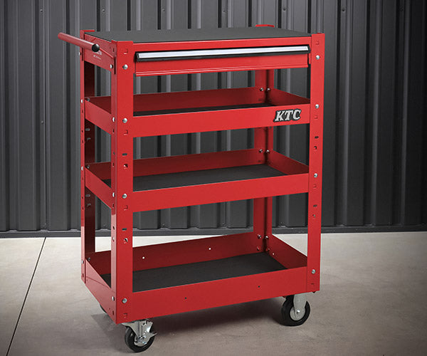 メーカー直送業者便] KTC ツールワゴン SKX2704 レッド ストレージ 4段