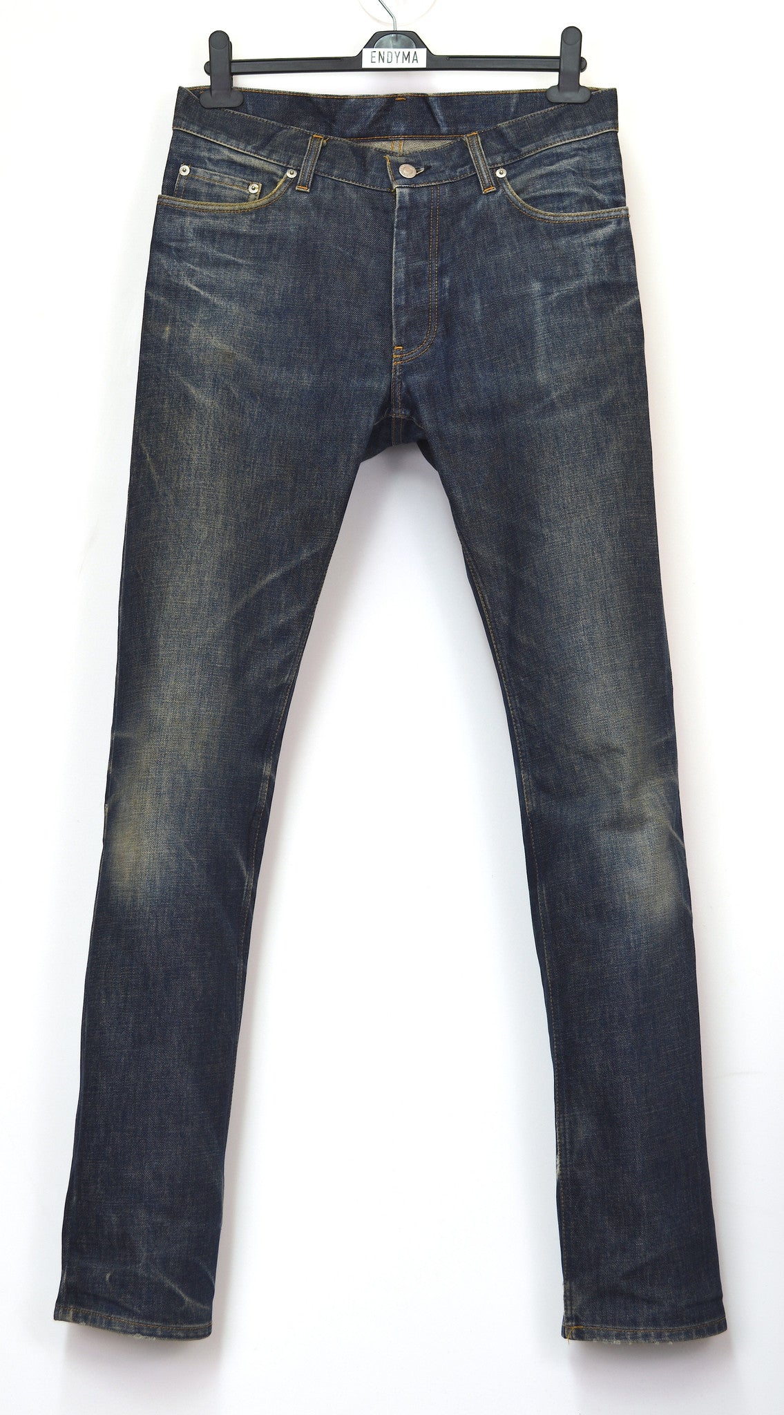 Helmut Lang 1998 Broken-In Raw Denim Classic Jeans – ENDYMA