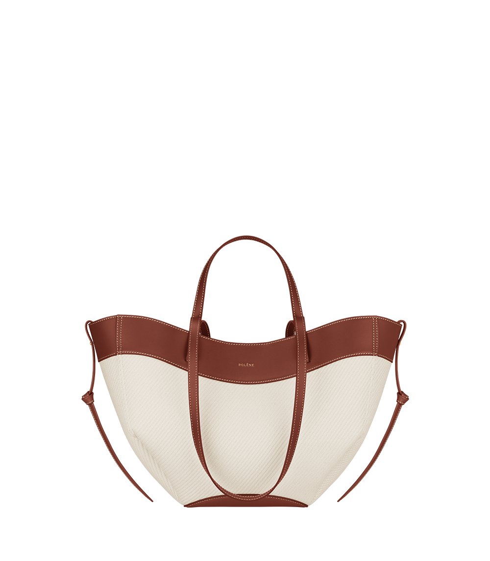Polène | Bag - Cyme Mini - Cognac Canvas