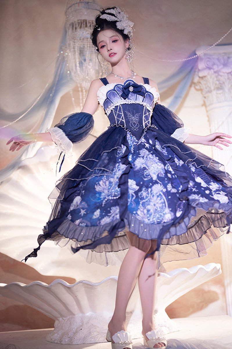 深海海月 ジャンパースカートセット【Melonshow】 – Epetice