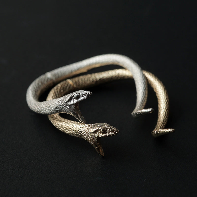 ELCAMI / Japanese rat snake Earring L (EPS-116S/G) – Fuligo