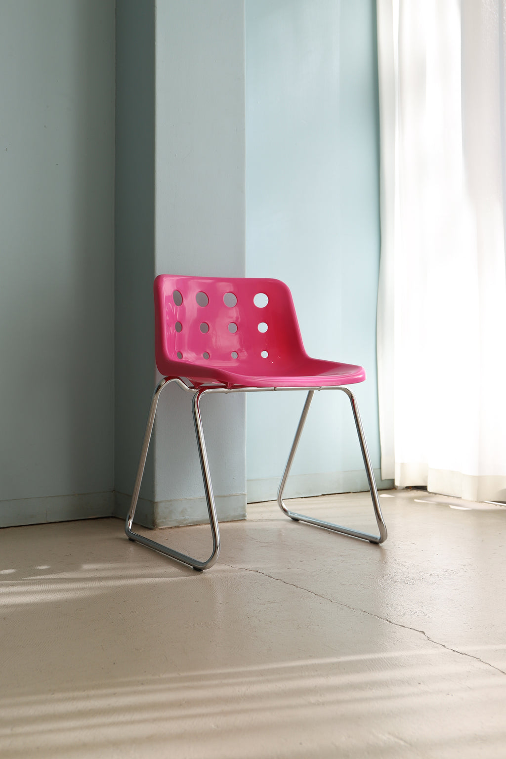 ロビン・デイ ポロチェア スタッキング ピンク イギリスデザイン/Polo