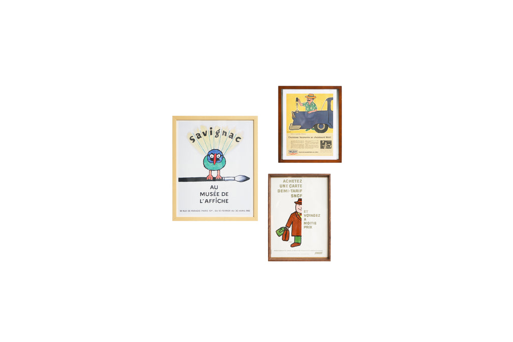 レイモン・サヴィニャック 雑誌広告 ポスター 額 フレーム インテリア