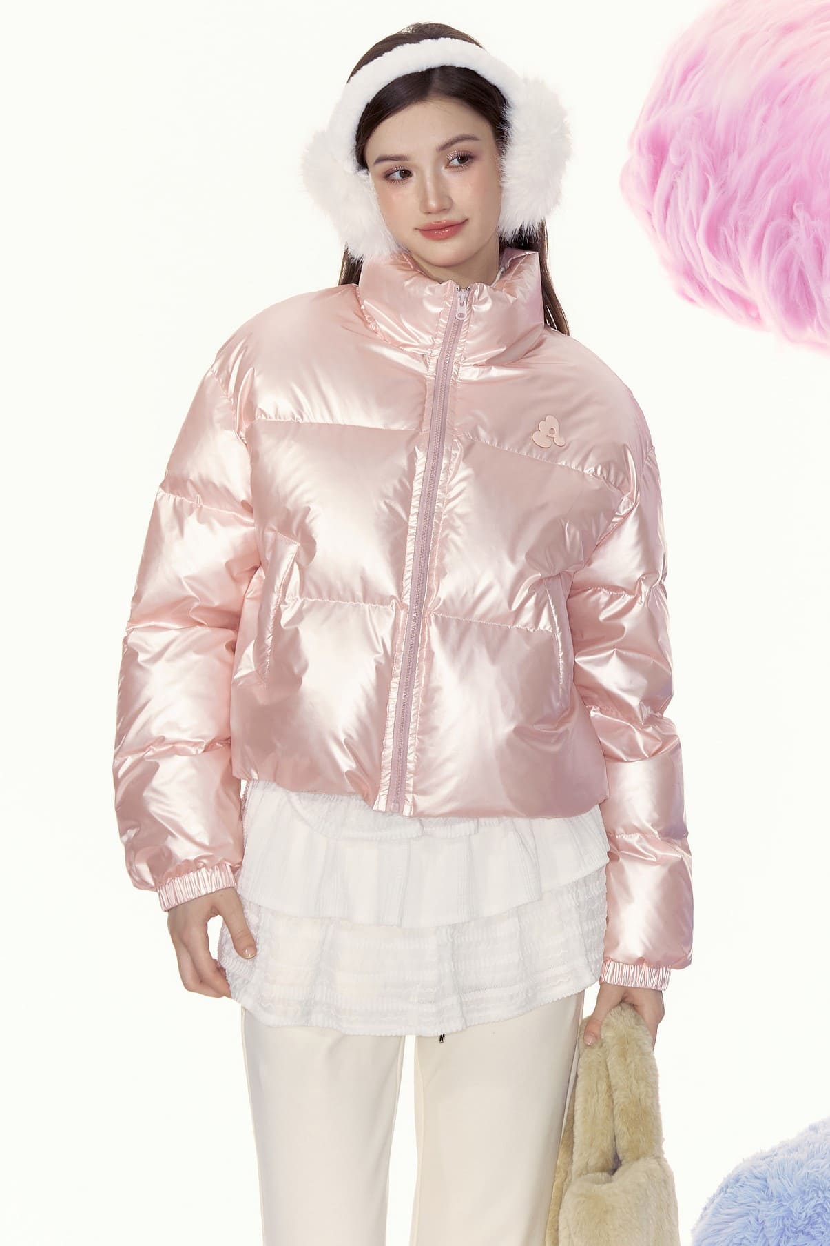 公式】Bloomy Metallic Pink Down - Fantage（ファンテージ