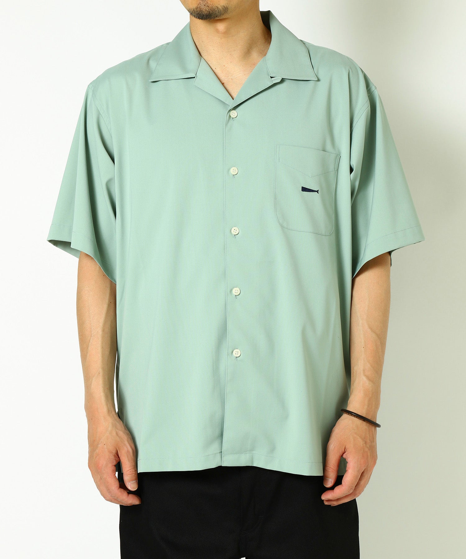 PIER OPEN COLLAR SS SHIRT - DESCENDANT (ディセンダント) - tops