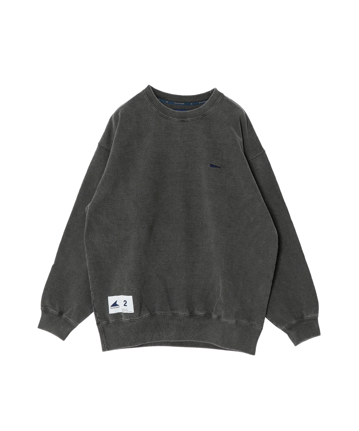 PE CREW NECK PIGMENT DYE - DESCENDANT (ディセンダント) - tops