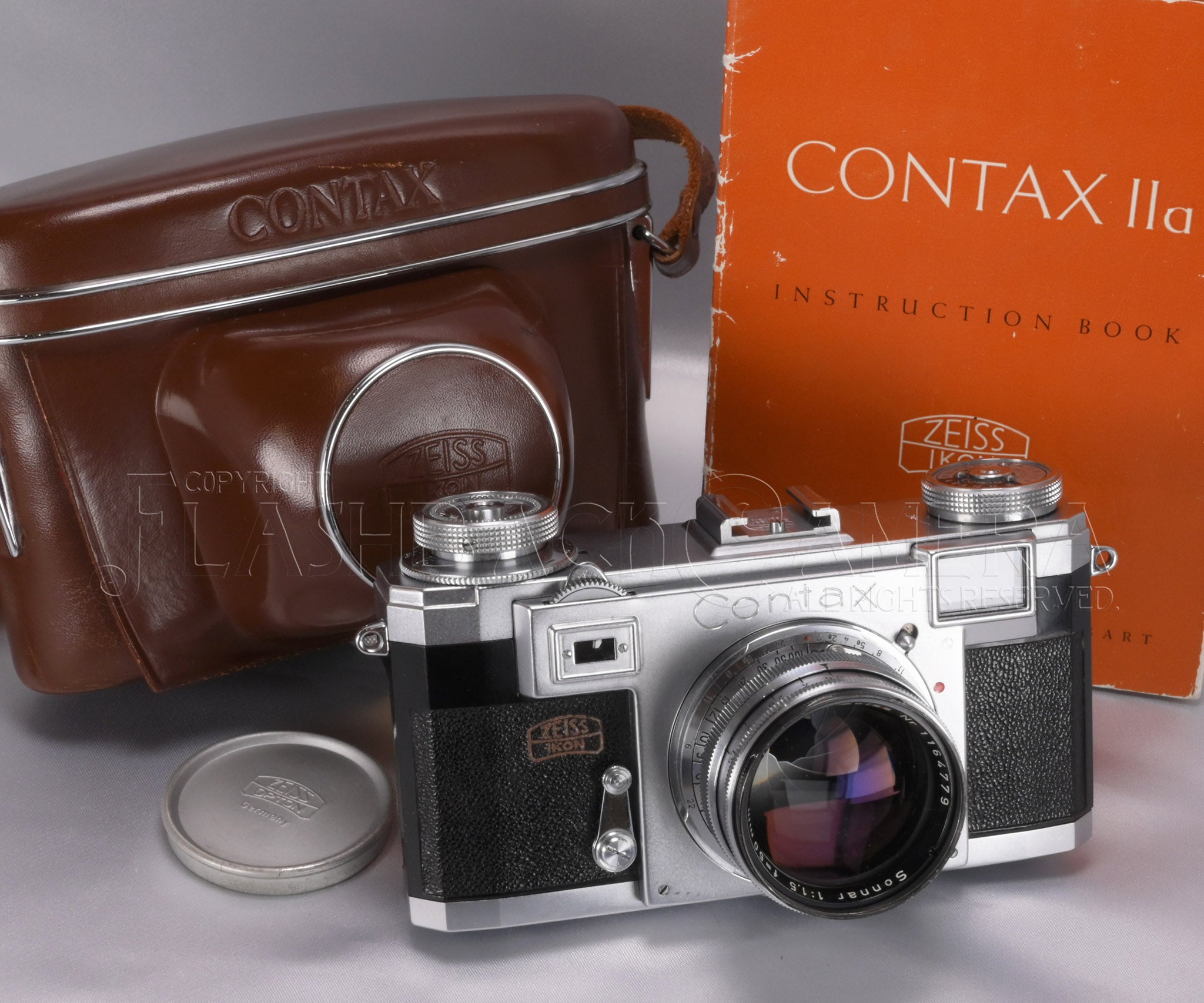 Contax IIa + Sonnar 50mm f1.5 – FLASHBACK CAMERA