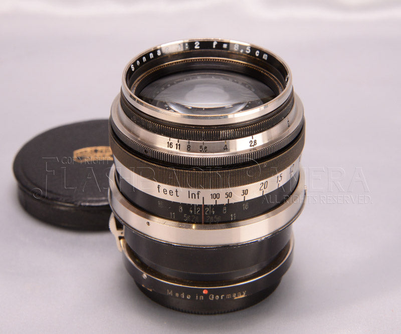 Sonnar 85mm f2 (Contax) Black – FLASHBACK CAMERA