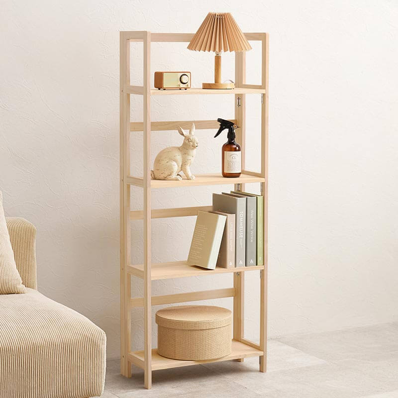 折りたたみ ラック 木製 収納 棚 シェルフ 省スペース シンプル 軽量