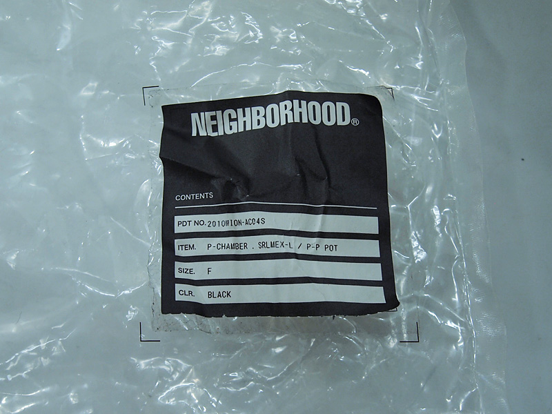 NEIGHBORHOOD SRL×invisible ink 'P-CHAMBER . SRLMEX-L / P-P POT