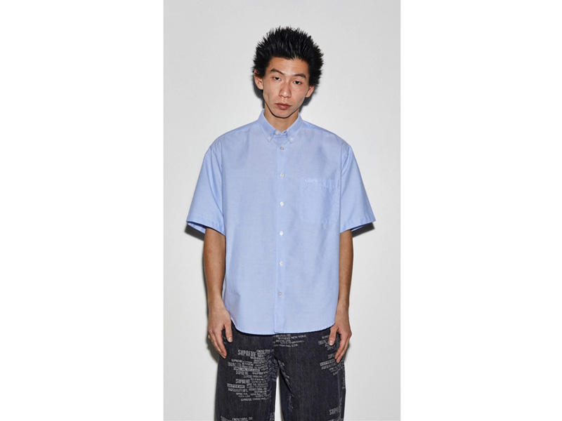 Supreme 'Loose Fit S/S Oxford Shirt'ルーズフィット