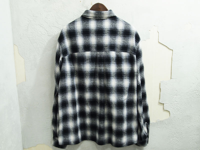CHALLENGER 'L/S CHECK WORK SHIRT'オンブレ チェック ネルシャツ