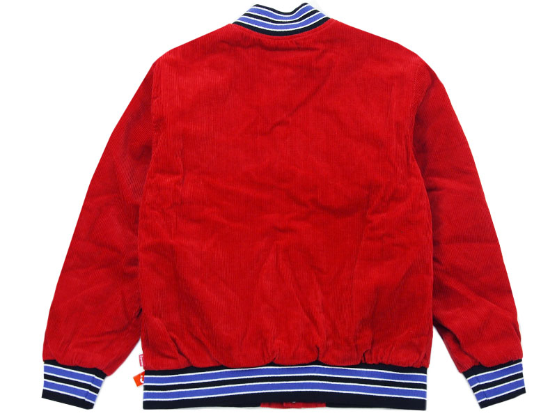 Supreme 'Old English Corduroy Varsity Jacket'コーデュロイ バー