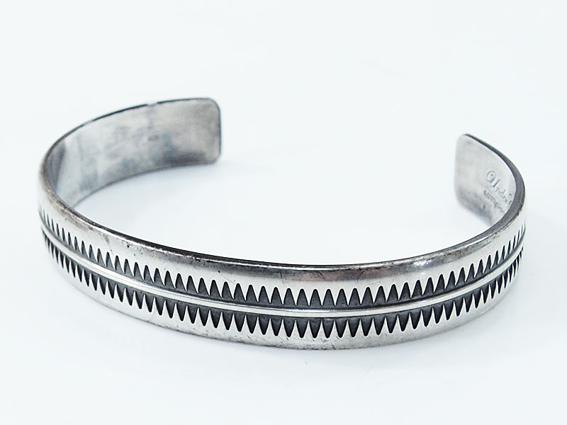 UNDERCOVER GIZ 柄 シルバー バングル ギザ UNDERCOVERISM アンダー