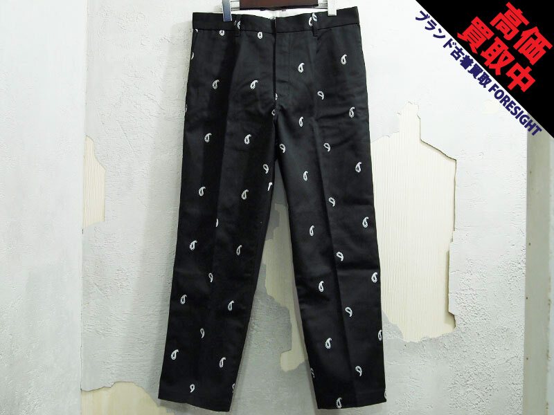 WACKO MARIA × Dickies 'PLEATED TROUSERS'ペイズリー 柄 トラウザー