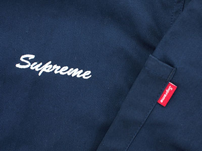 Supreme 'White Castle Work Jacket'ホワイト キャッスル ワーク