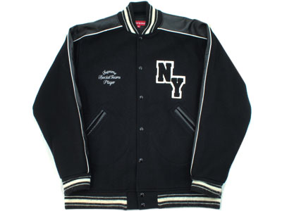 Supreme 'Varsity Jacket'バーシティジャケット スタジャン XL NY