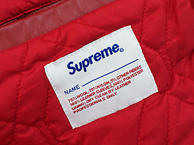 Supreme 'Varsity Jacket'バーシティジャケット 自由の女神 S