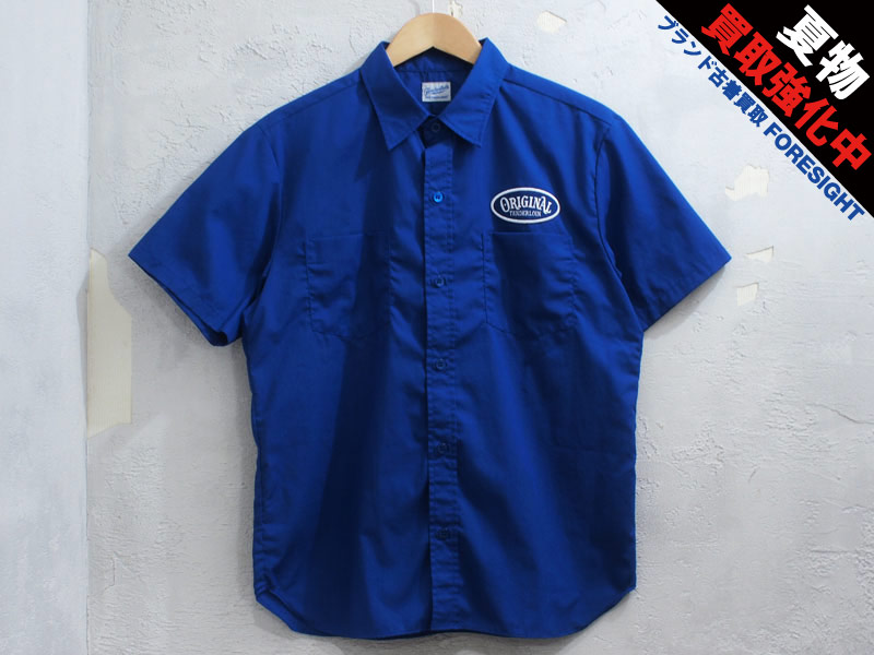 TENDERLOIN 本店限定 'T-WORK SHT PP'半袖 ワークシャツ ワッペン S