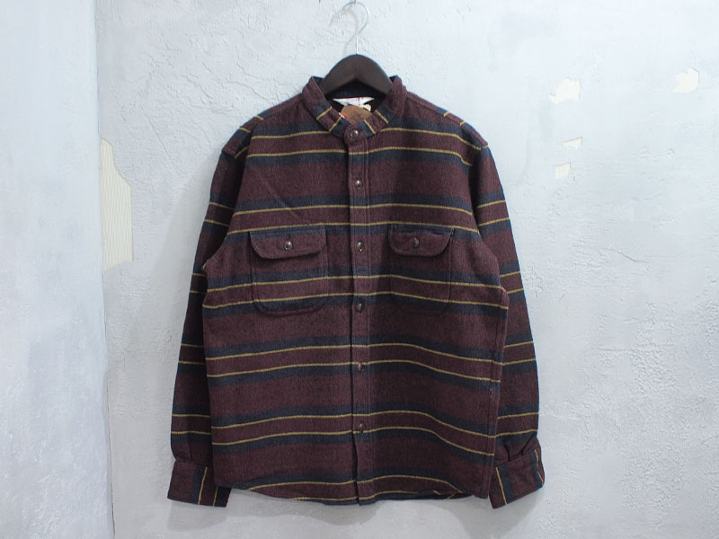 TENDERLOIN 'T-BLANKET SHT STAND'ブランケットシャツ スタンドカラー