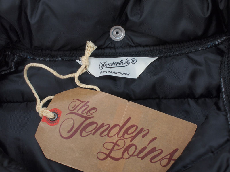 TENDERLOIN 'T-NRA RACING JKT'レーシングジャケット ナイロン 中綿 黒