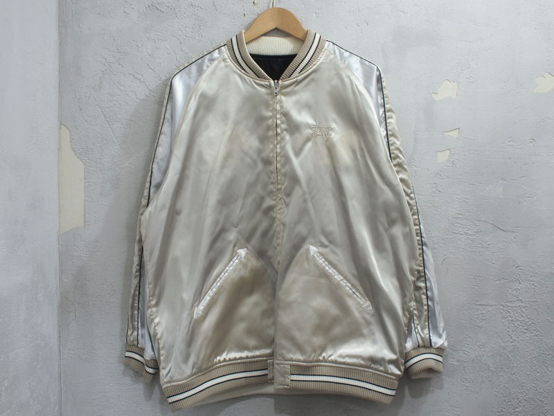 STUSSY 25周年記念 リバーシブル スカジャン タイガー 虎 L 黒