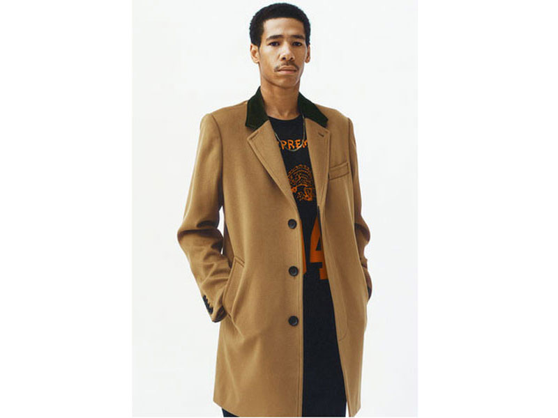 Supreme 'Loro Piana Wool Overcoat'ロロピアーナ ウールオーバー