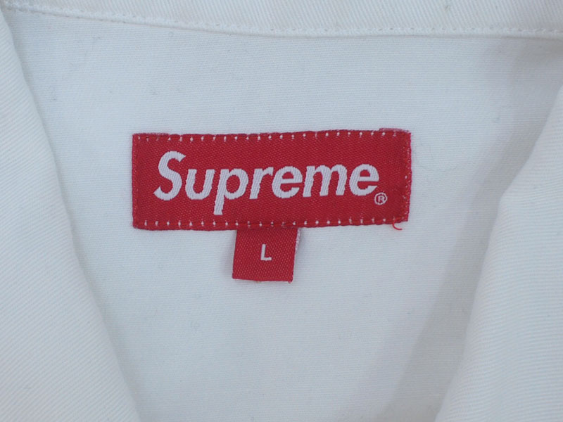 Supreme 'Snap Front Shop Jacket'スモールボックスロゴ スナップ