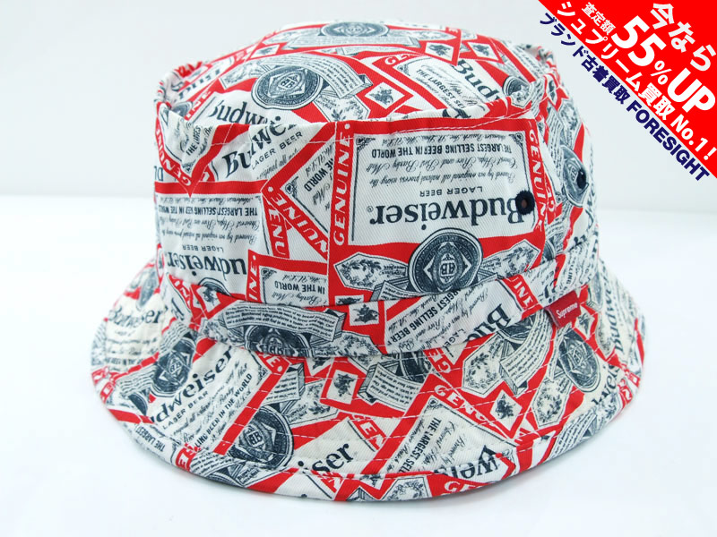 Supreme×Budweiser 'Crusher Hat'クラッシャーハット バドワイザー L