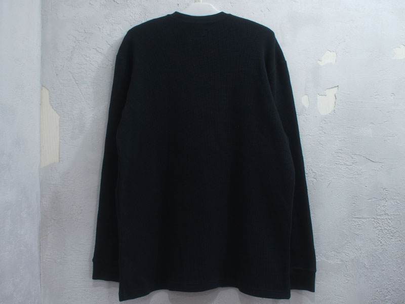 Supreme 'Panel Stripe Waffle Thermal'ワッフルサーマル ロゴ刺繍 Old