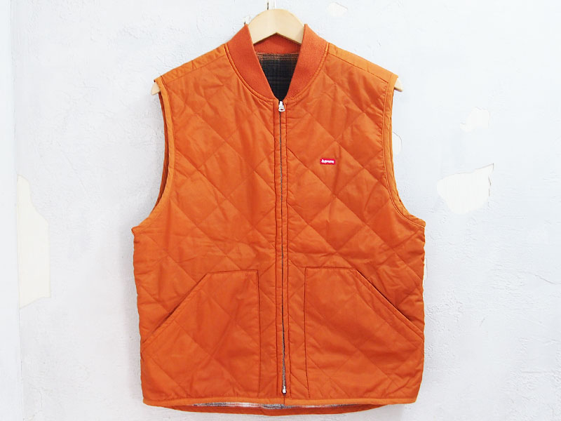 Supreme 'Reversible Shadow Plaid Vest'リバーシブル シャドウ