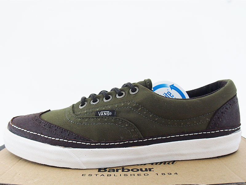VANS×Barbour 'Era Wingtip CA'バブアー エラ ウイングチップ オイルド