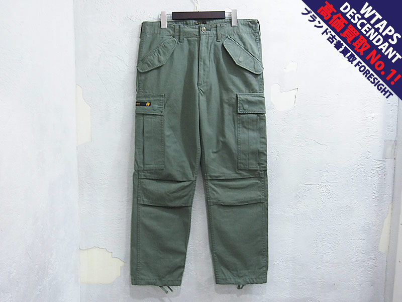 WTAPS 'M-65 / TROUSERS .NYCO .SATIN'カーゴ トラウザーズ カーゴ