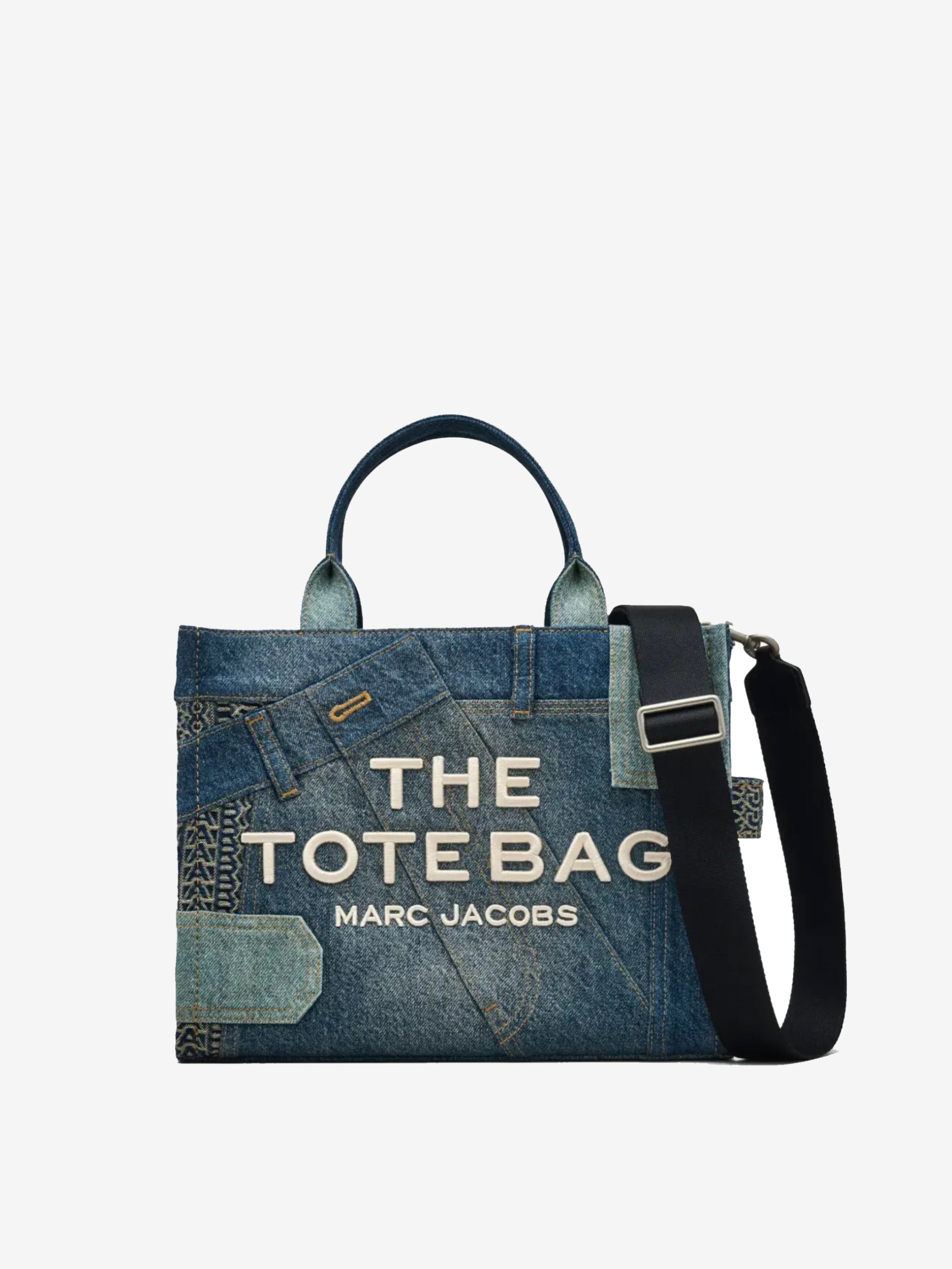 MARC JACOBS - Women The Medium Deconstructed Denim Tote Bag