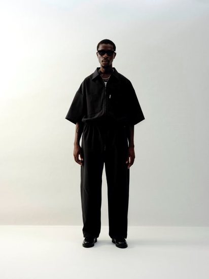 COOTIE 「Polyester Typewriter Error Fit Jump Suits」 ポリエステル