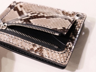 ANTIDOTE BUYERS CLUB 「 Money Clip Wallet (Python Natural