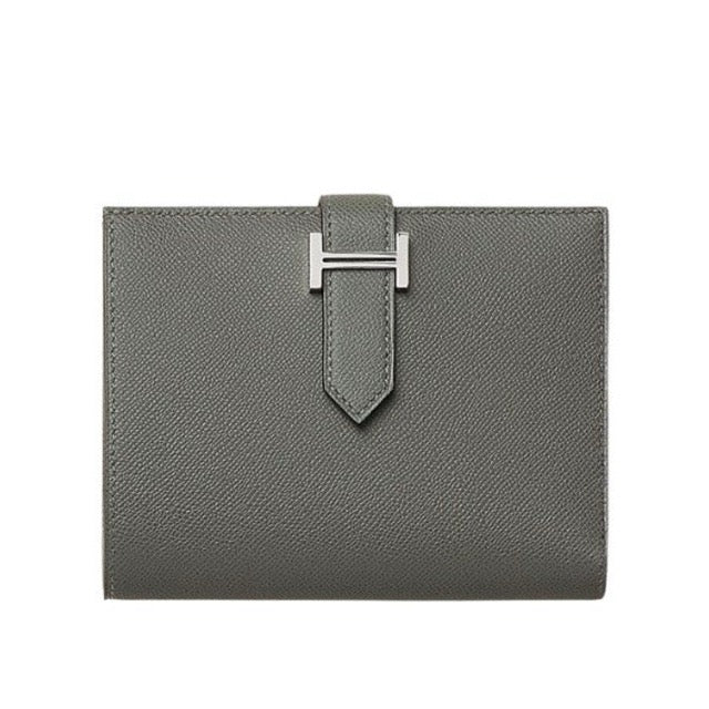 エルメス ベアン コンパクトウォレット グリメイヤー マダム シルバー