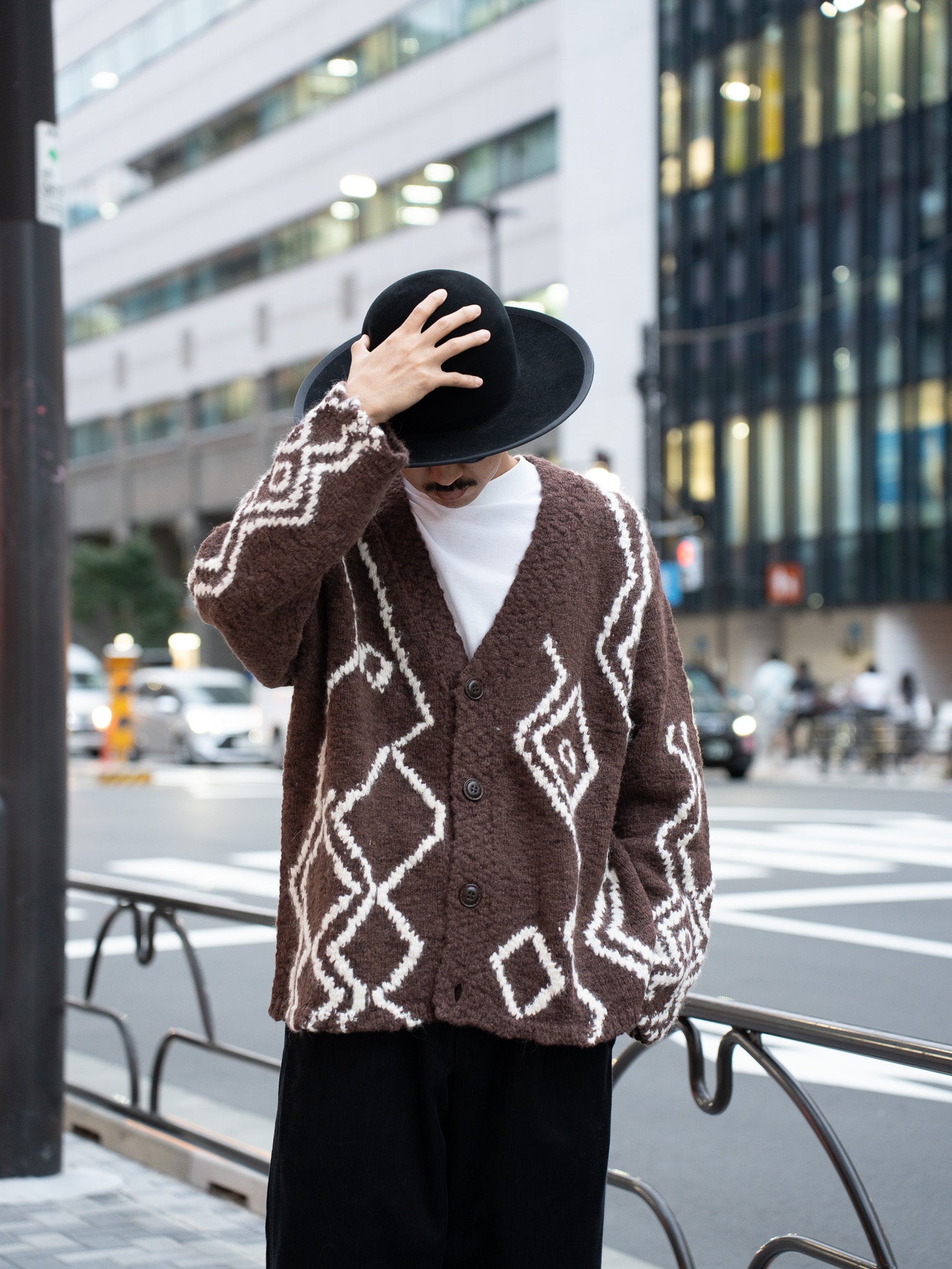 CMMN SWDN / Ilya Cardigan -Brown- aIbn公式通販