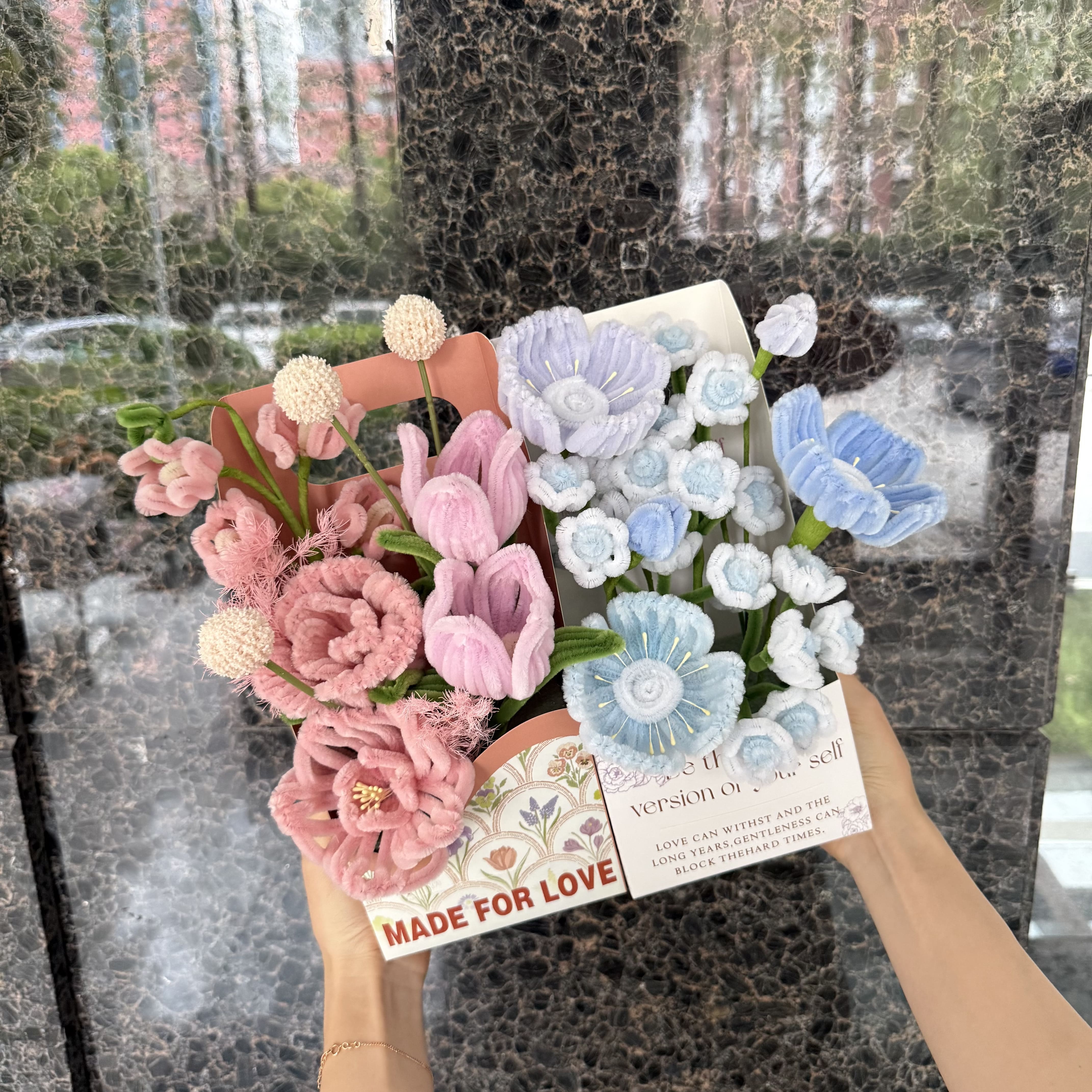 モールフラワー花束 | Pipe Cleaner Flower – AlleyGift