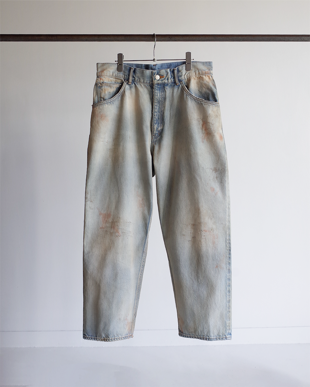 AGING SELVEDGE TAPERED 5P DENIM PANTS – ANCELLM