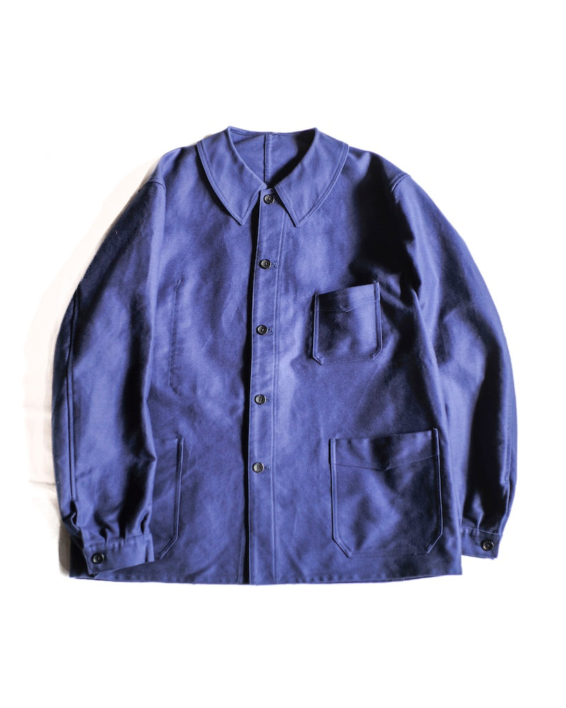 COLLETIN - FRENCH MOLESKIN - BUGATTI BLUE – ANATOMICA KYOTO