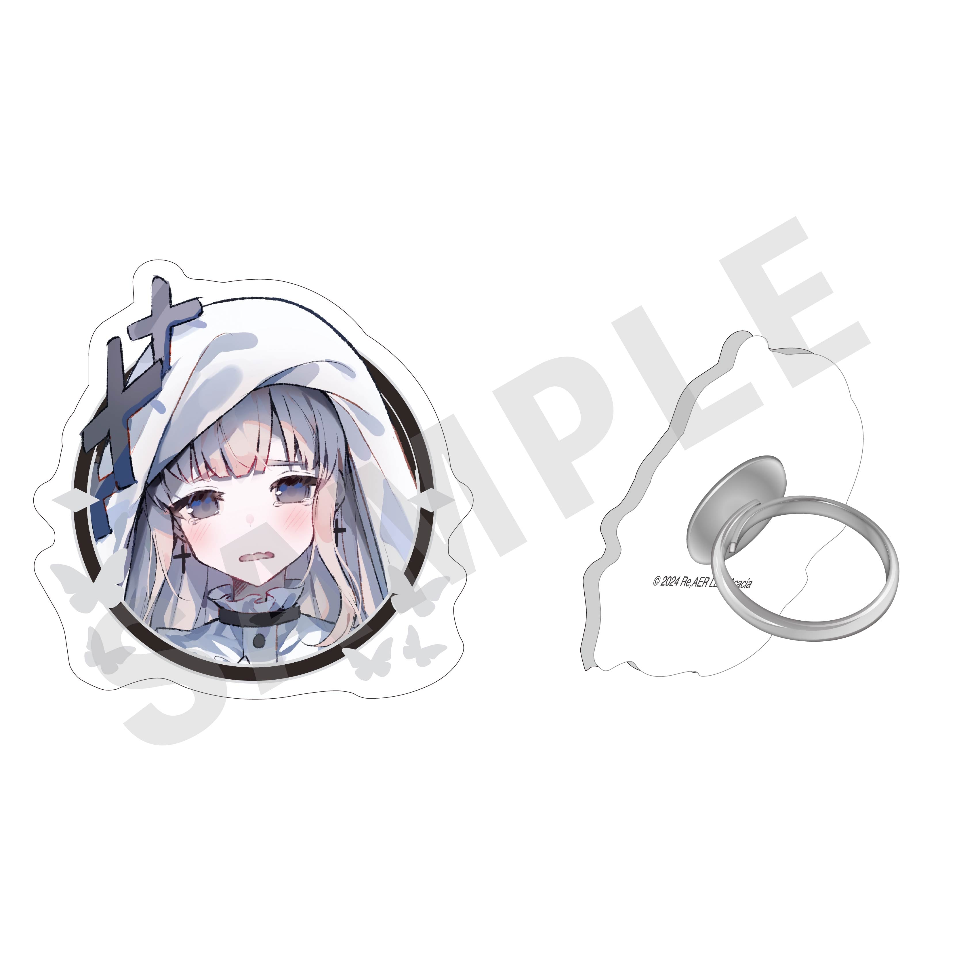 魔法少女ノ魔女裁判」 ふぃんこれ（アクリルリング） （氷上メルル