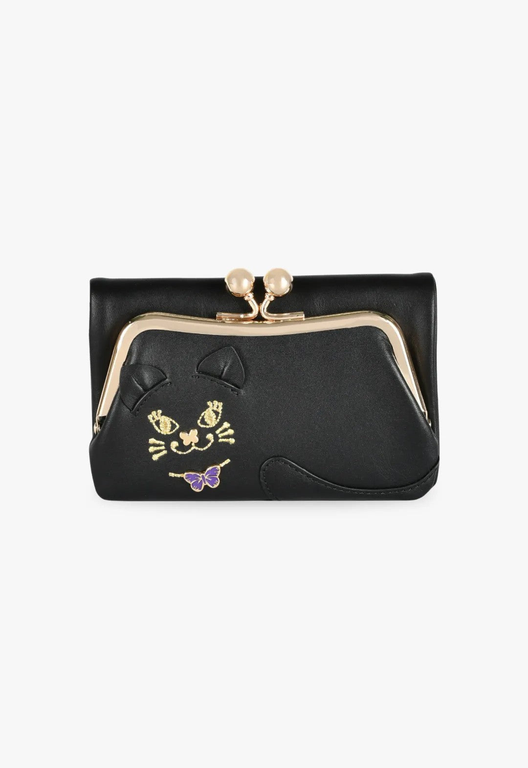 アナ スイ（ANNA SUI） TITIソフト 口金二つ折り財布 | ねこ 猫 ギフト