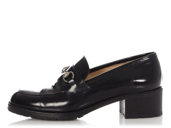 Gucci Black Horsebit Loafers - Ann's Fabulous Closeouts