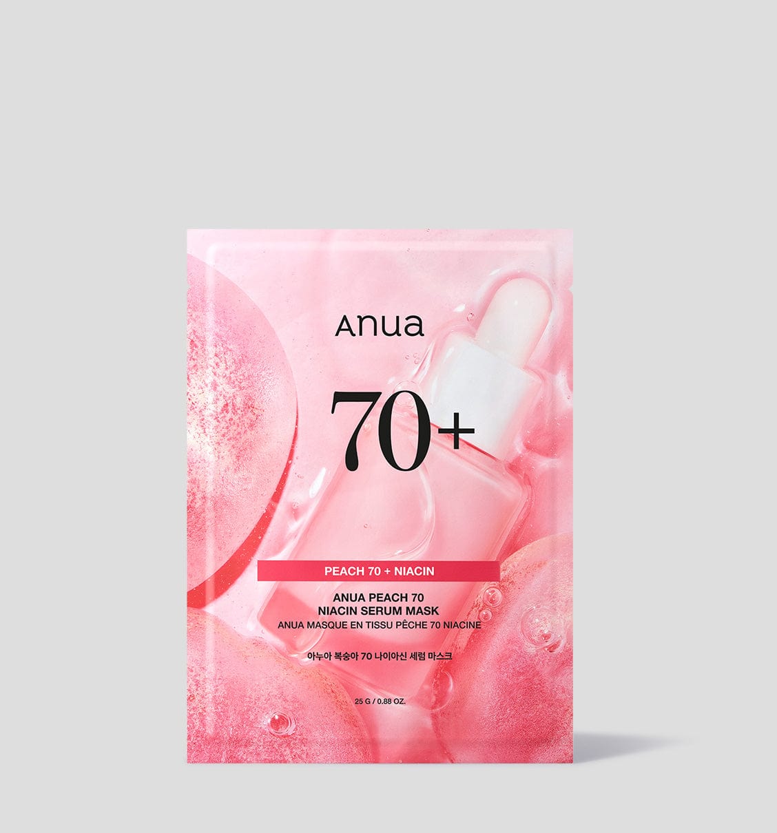 桃70ナイアシンシートマスク 10枚 | アヌア Anua