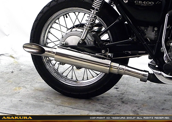 浅倉商事：CB400SS【BC-NC41】用 US-T900タイプマフラー