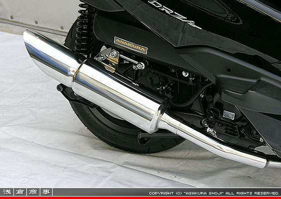 浅倉商事：MF10フォルツァ用 STタイプマフラー