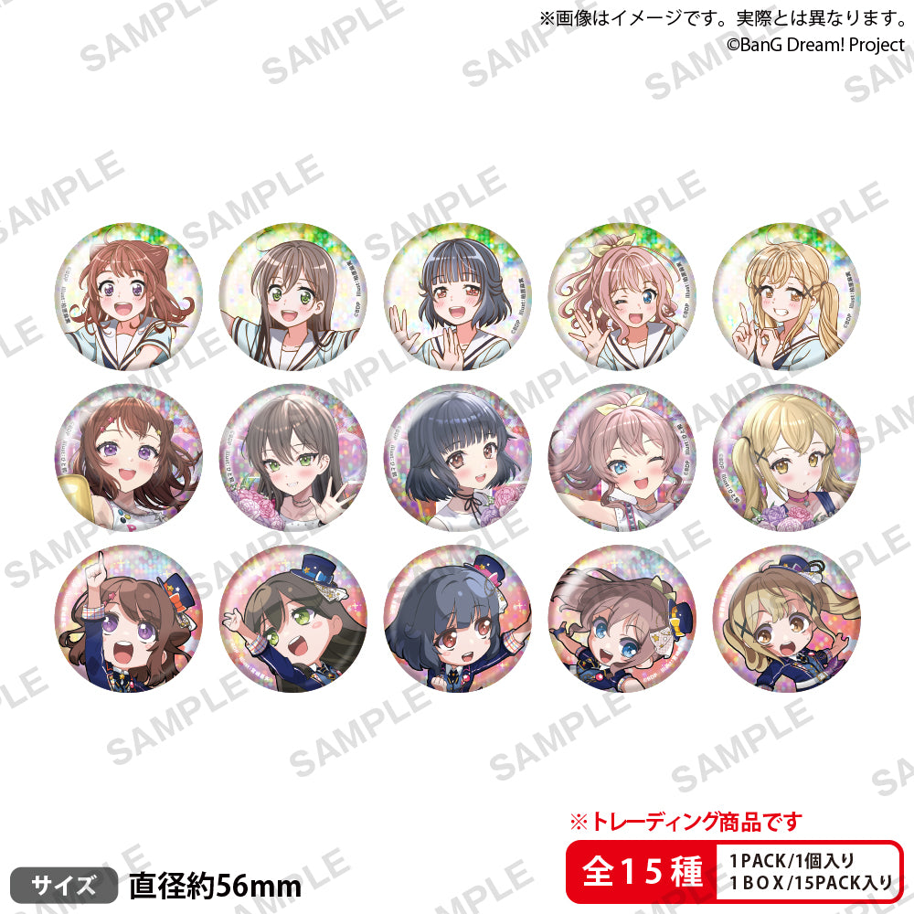 BanG Dream! トレーディングホログラム缶バッジ Poppin'Party活動10