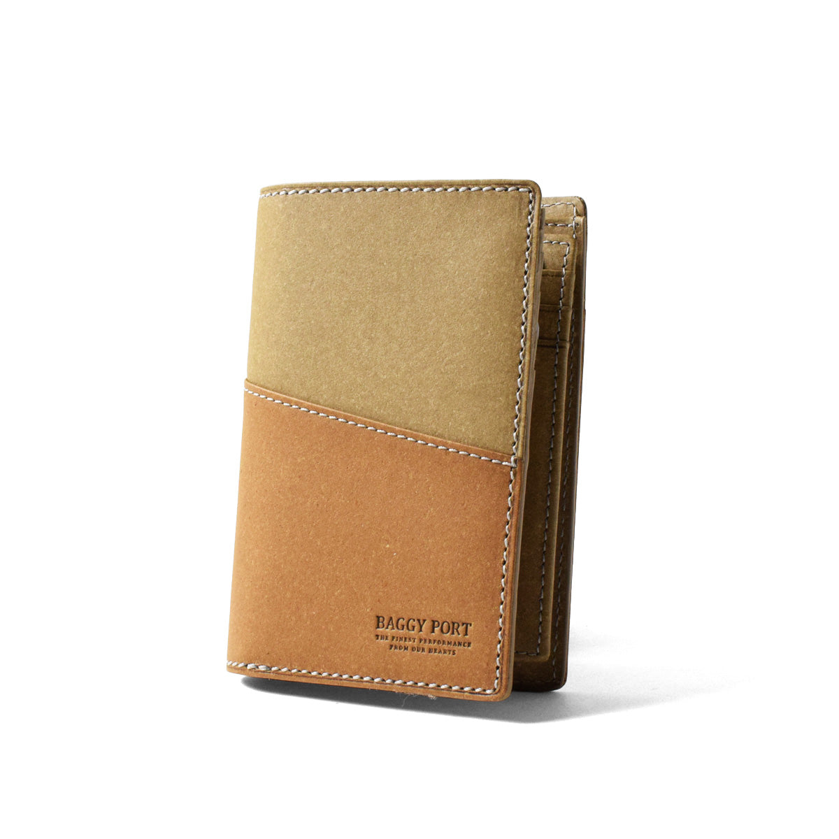 リサイクルレザー ハーフ財布 ZKM602