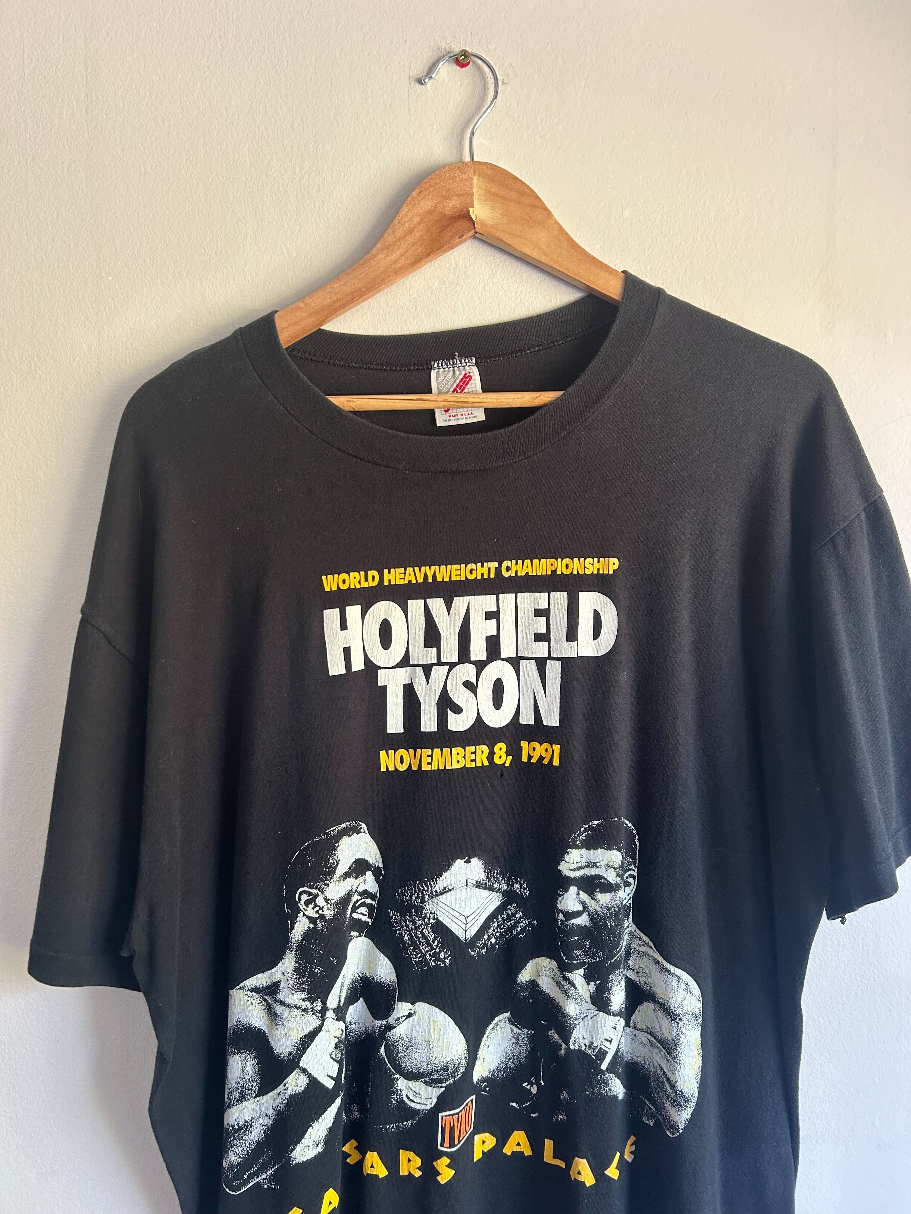 Tyson & Holyfield 1991 Fight Vintage T-Shirt – The Bass Boutique